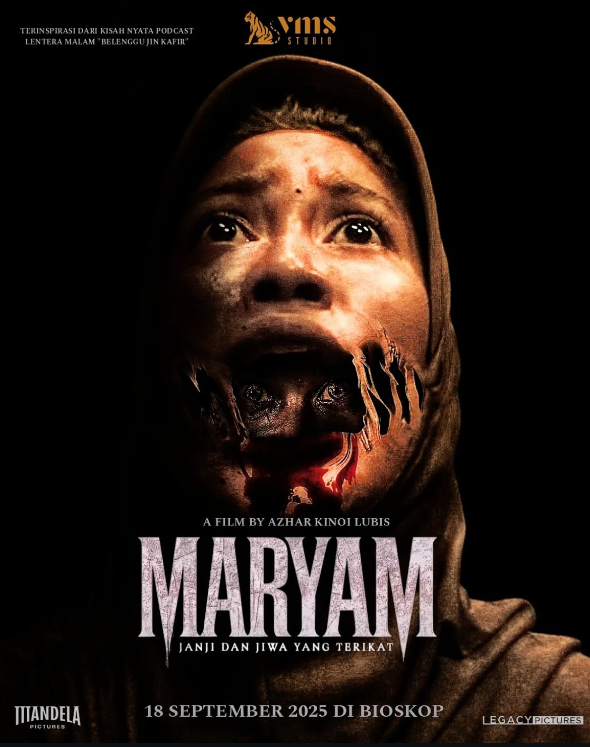 Poster film maryam: janji dan jiwa yang terikat