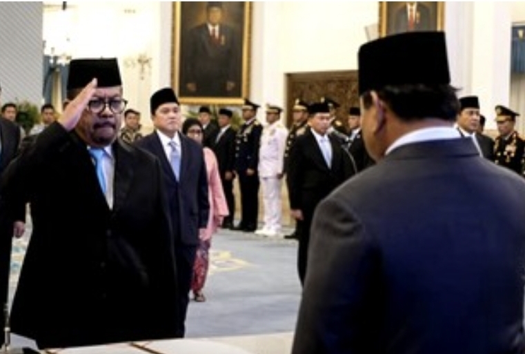 Muhammad Qodari diangkat jadi Kepala Kantor Staf Kepresidenan (KSP) menggantikan Anto Mukti Putranto. (Sekretariat Presiden)