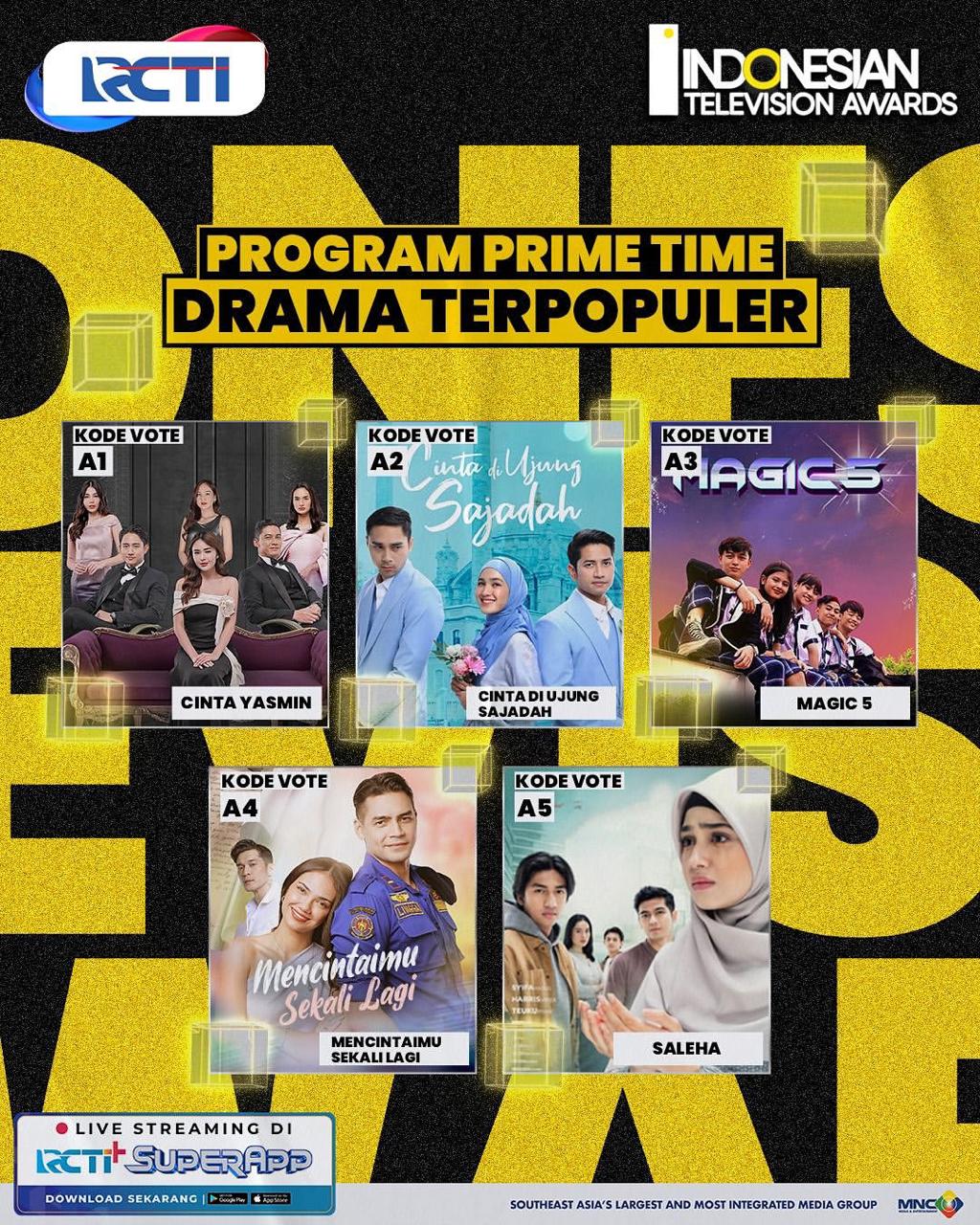 Ajang Indonesian Television Awards ini konsisten menjadi barometer kualitas industri televisi tanah air.