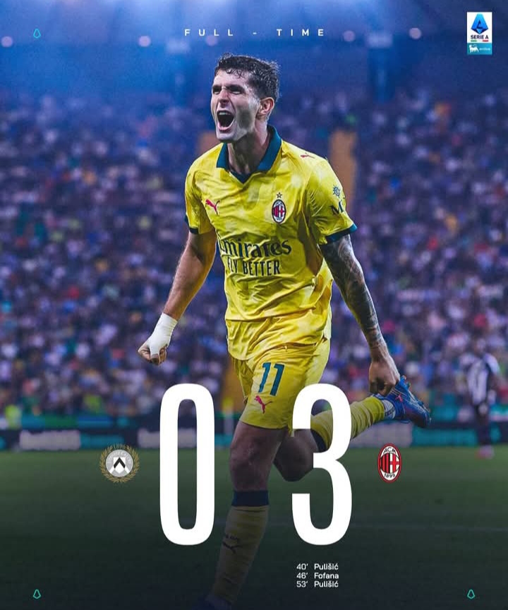 Bintang AC Milan Christian Pulisic.