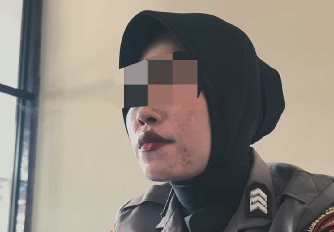 DITAHAN: Brigadir Rizka Sintiyani, tersangka kasus dugaan pembunuhan Brigadir Esco Faska Rely kini sudah ditahan di Polda NTB.