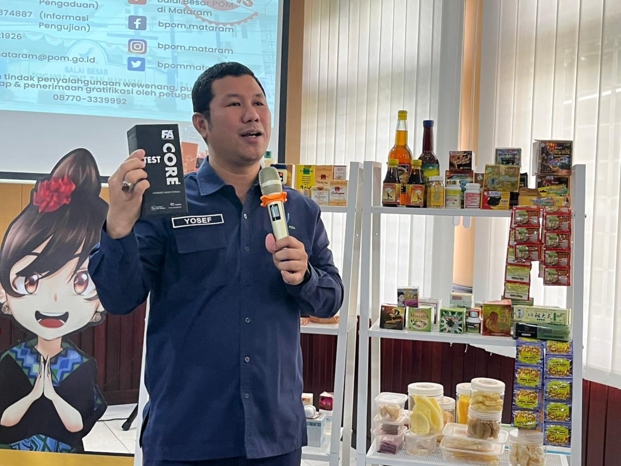 BBPOM Mataram awasi intensif peredaran produk obat, makanan hingga kosmetik yang dijual secara offline maupun online di NTB