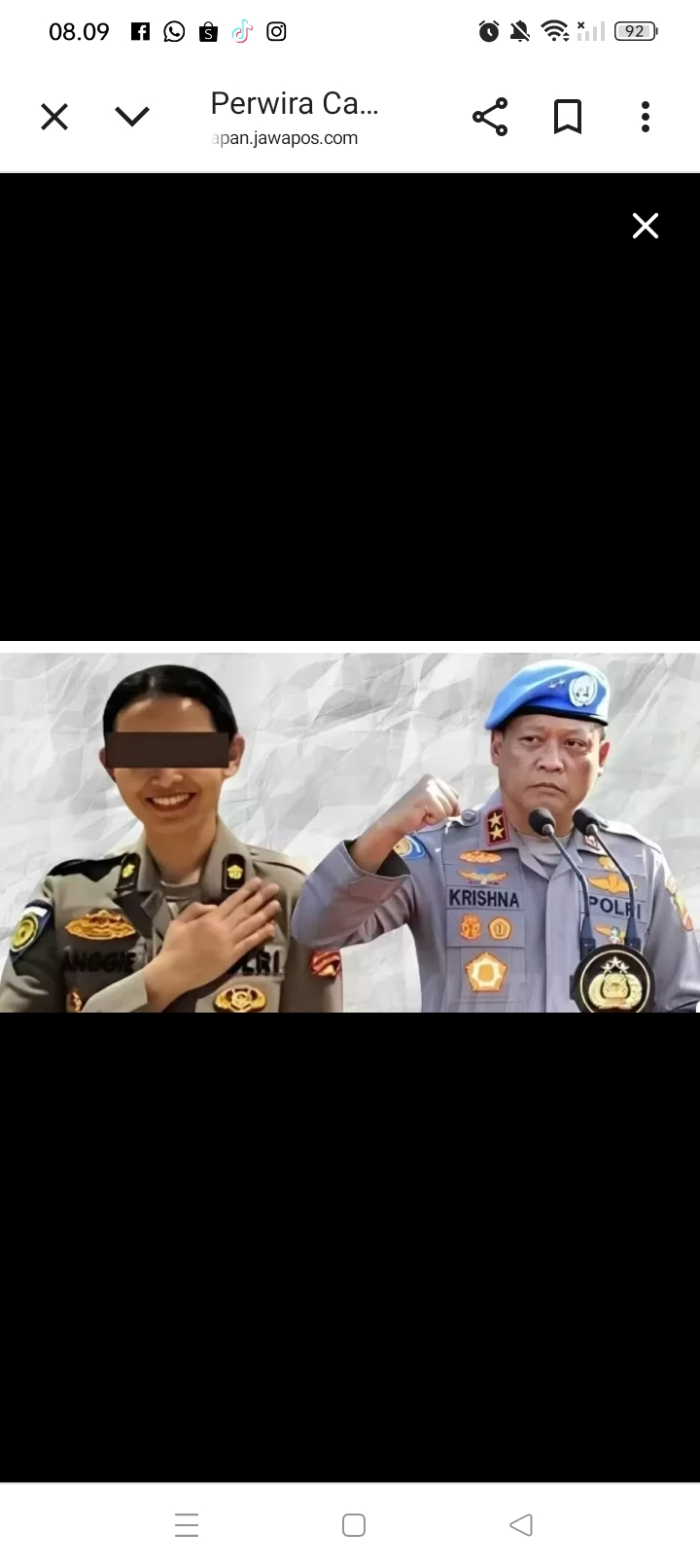 Kompol Anggraini Putri diduga memiliki hubungan asrama dengan Irjen KM dan mendapat fasilitas super mewah.