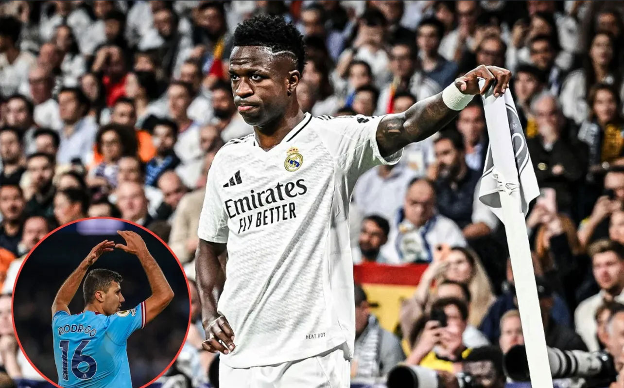 Peringkat Ballon d'Or Vinicius Jr 2025 anjlok ke posisi 16, turun drastis dari peringkat 2 tahun lalu. Sama dengan nomor punggung Rodri di Man City.