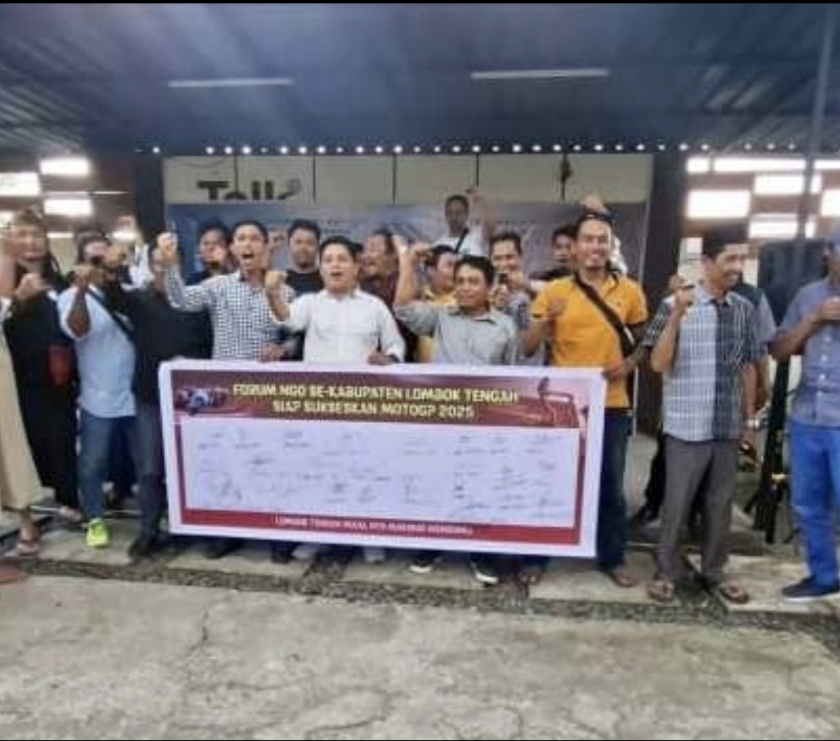 DUKUNGAN MOTOGP: Sebanyak 20 lebih lembaga Non Goverment Organization (NGO) dukung seluruh aktivitas pembangunan ITDC dan event MotoGP Mandalika 2025.