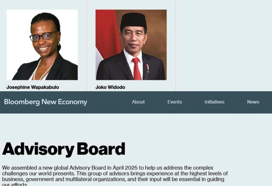 Pengumuman Bloomberg New Economy