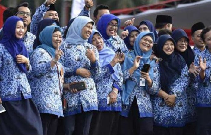 Seragam yang akan dikenakan PPPK paruh waktu Kota Mataram ternya bukan korpri