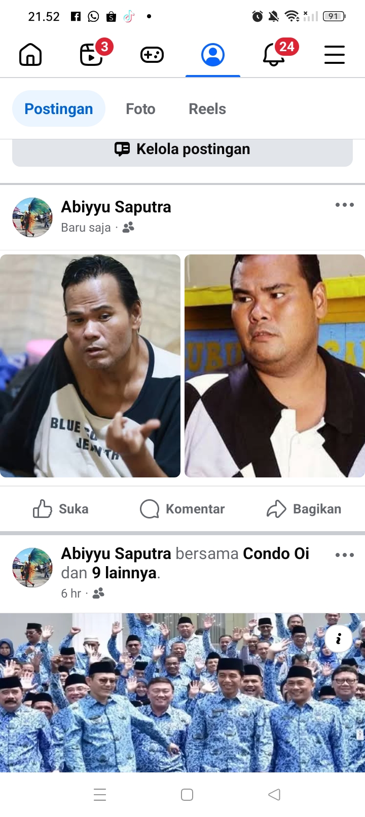 Aktor Fahmi Bo sedang berjuang melawan berbagai penyakit komplikasi yang dideritanya.