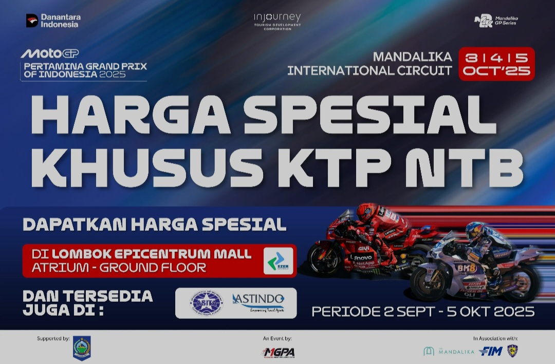 Diskon tiket MotoGP Mandalika 2025