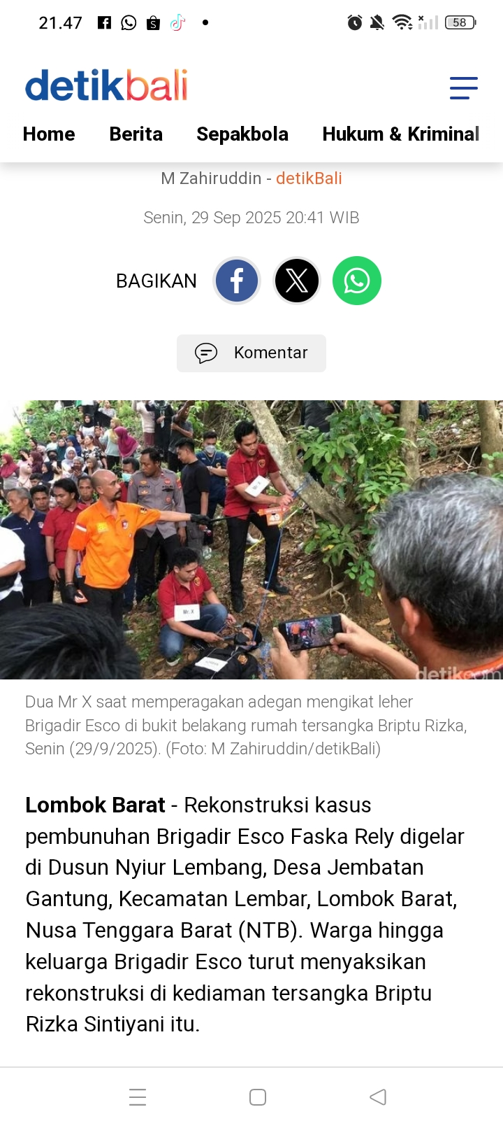 Penonton kecewa, Rizka menolak lakukan adegan versi polisi di lokasi penemuan mayat Brigadir Esco karena mengaku tak pernah membunuh.