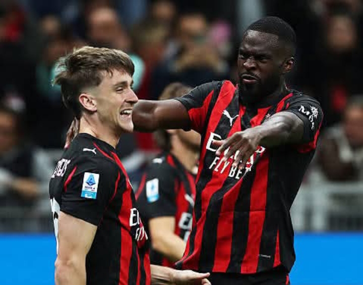 Alexis Saelemaekers, pemain sayap AC Milan yang sedang diupayakan perpanjangan kontraknya.
