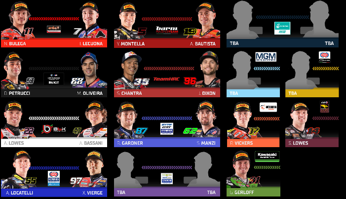 WorldSBK 2026 makin panas! Oliveira resmi gabung BMW, sementara Honda HRC pastikan duet baru Somkiat Chantra dan Jake Dixon.