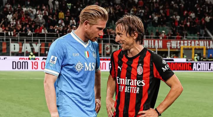 Luka Modric, pemain AC Milan yang tengah on fire.