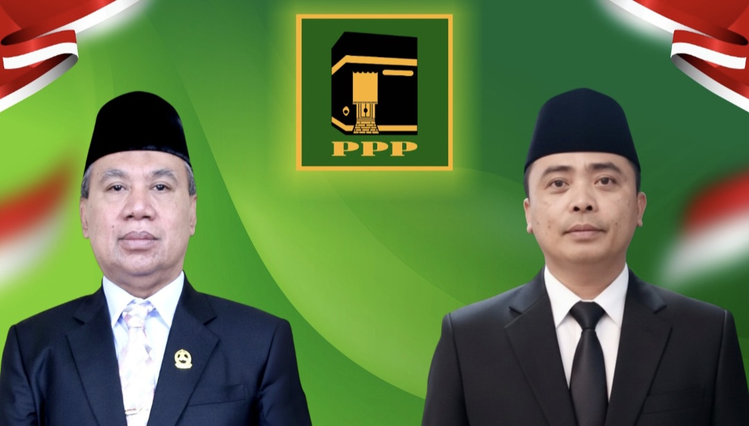 Ketua DPW PPP NTB Muzihir (kiri) dan Sekretaris DPW Mohammad Akri (kanan) ditengarai beda dukungan sehingga suara PPP NTB terbelah jadi dua kubu di Muktamar Ancol.