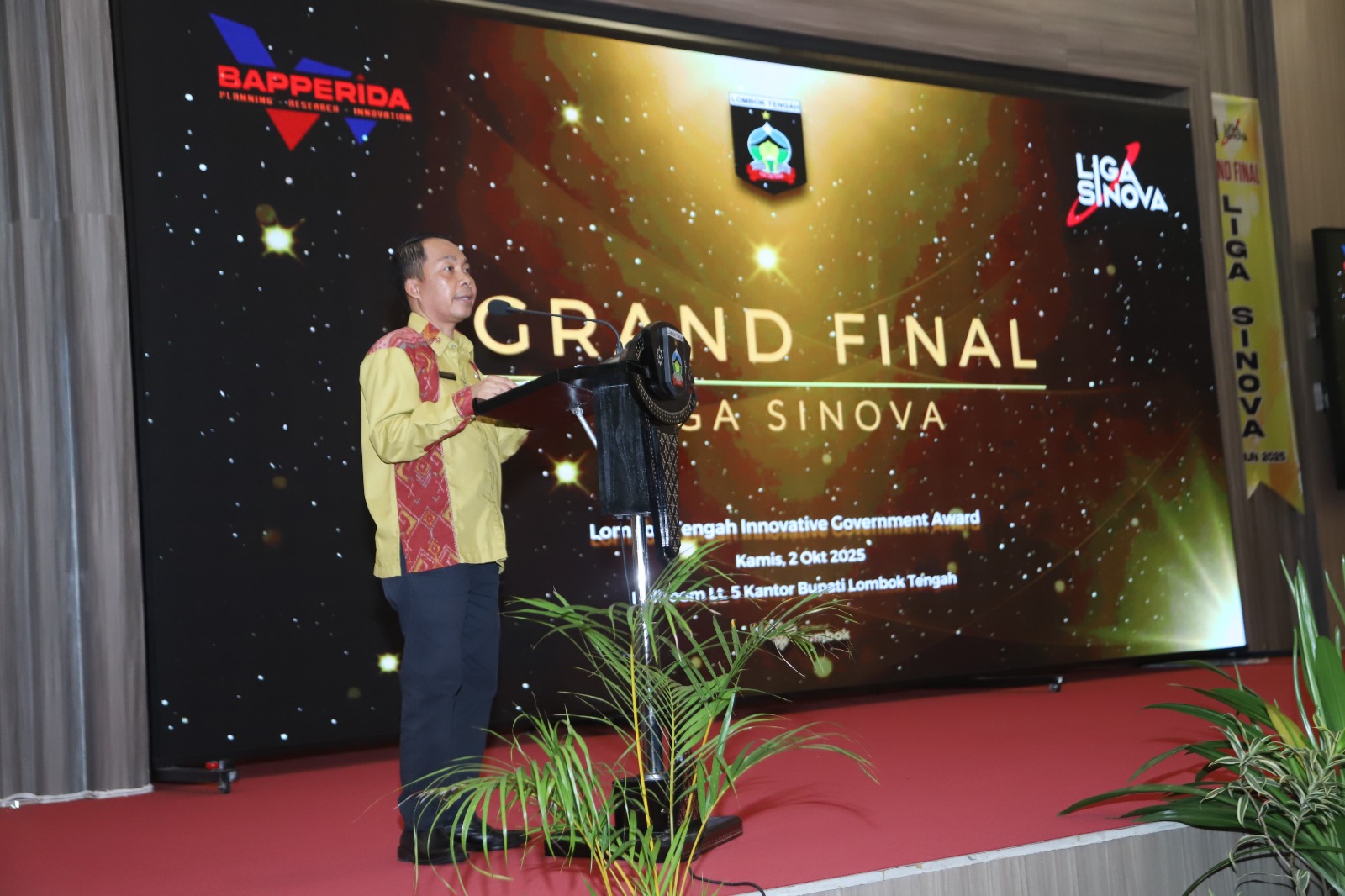 Kepala Bapperida Lombok Tengah Lalu Wiranata