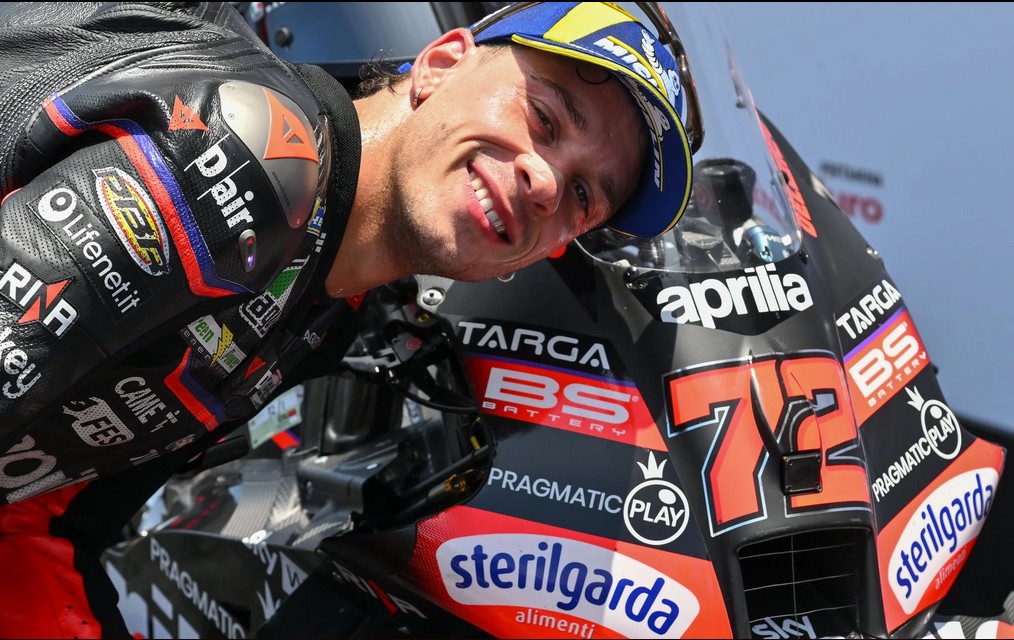 Marco Bezzecchi berhasil menjuarai Sprint Race MotoGP Mandalika, Sabtu (4/10).