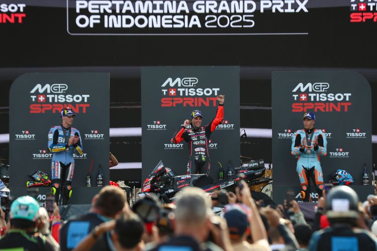 Marco Bezzecchi menjuarai Sprint Race MotoGP Mandalika.