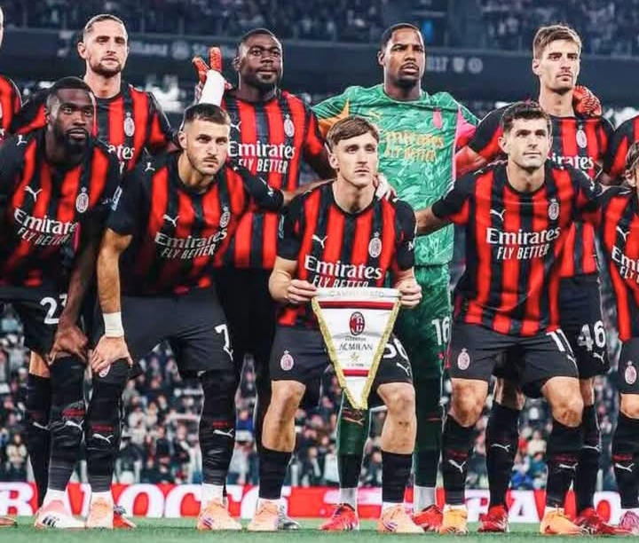 Skuad AC Milan 2025-2026 yang sejauh ini bermain cukup baik.