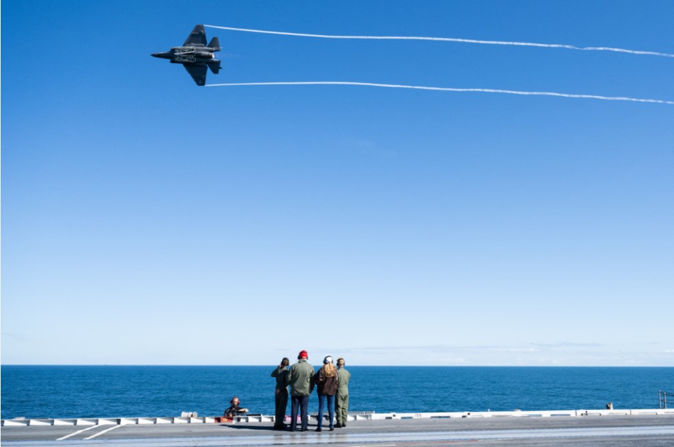 TERKENDALA: Jet tempur milik Amerika Serikat, F-35, dianggap tidak menuntaskan fase modernisasi program yang dimulai pada 2019.
