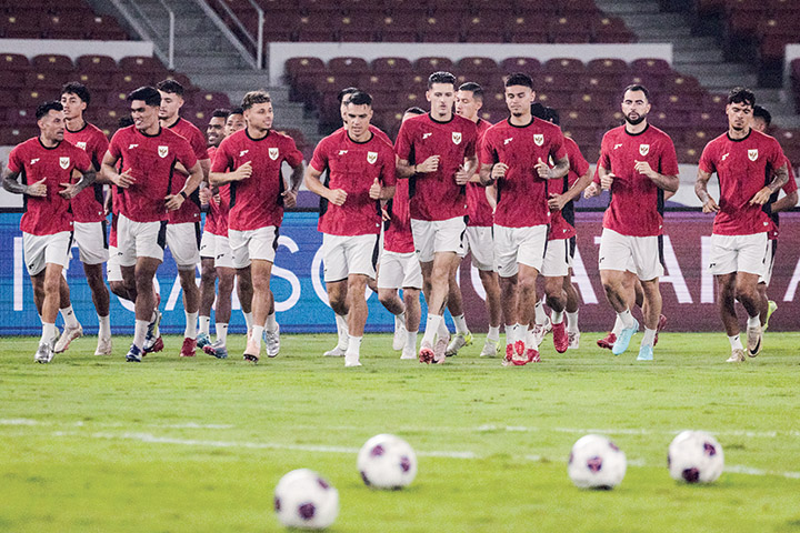 Para penggawa Timnas Indonesia.