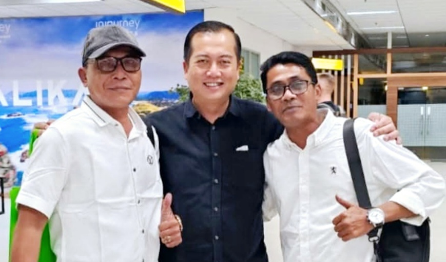 Mantan Ketua Tim Hukum Pemenangan Iqbal-Dinda, Muhammad Ihwan (kiri) ikut menyoroti polemik soal pergeseran dana BTT dalam APBD NTB 2025.