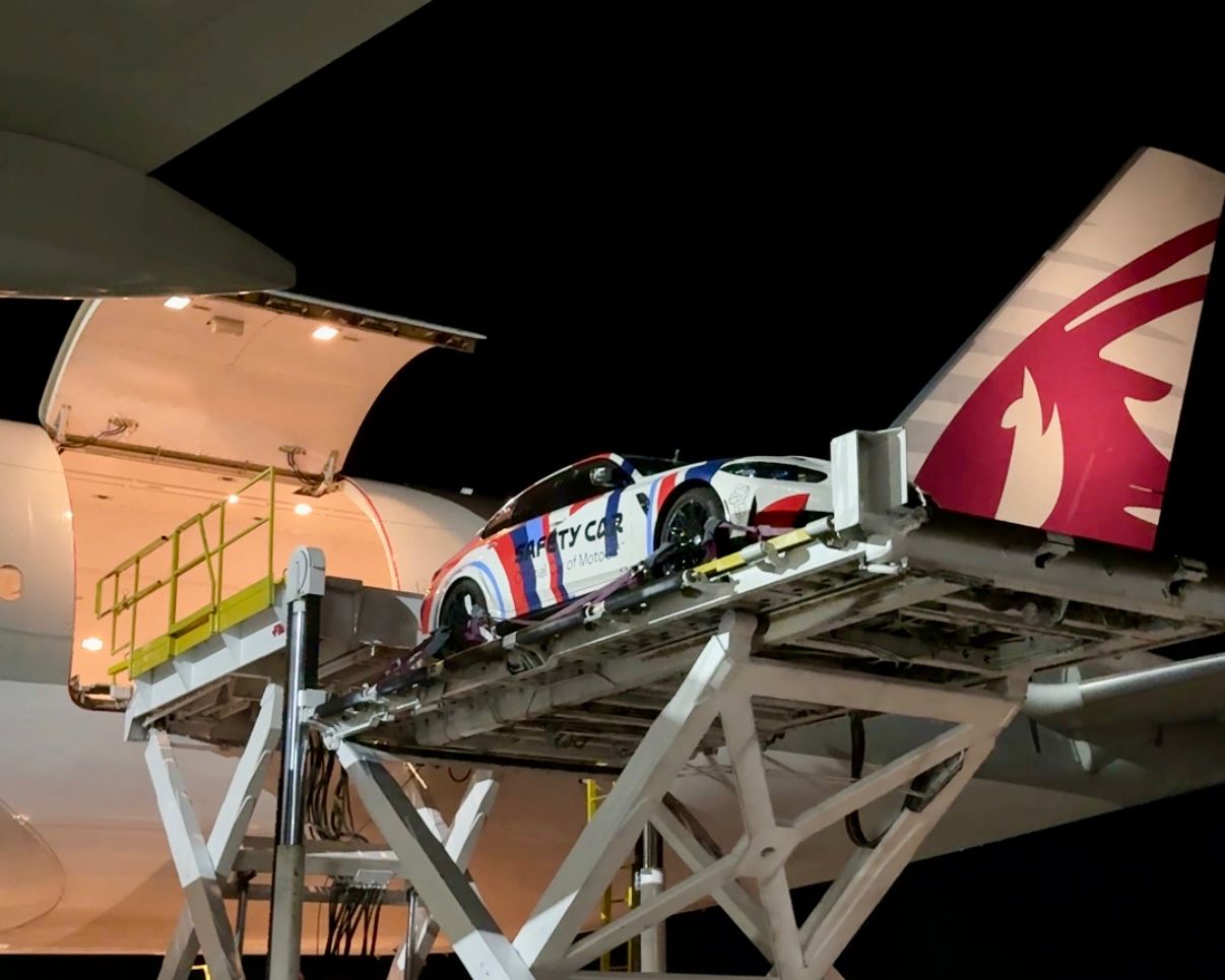 enam penerbangan angkut kepulangan logistik motoGP di Bandara Lombok