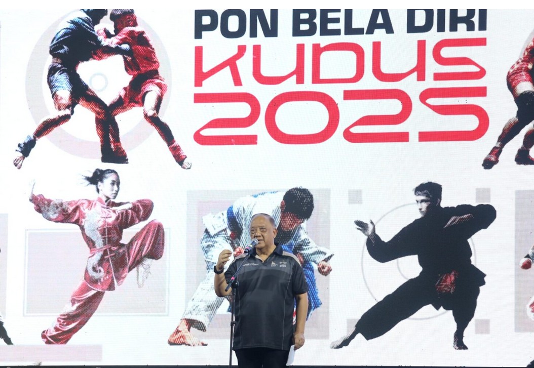 Ketua Umum KONI Pusat membuka PON Beladiri 2025 di Kudus.