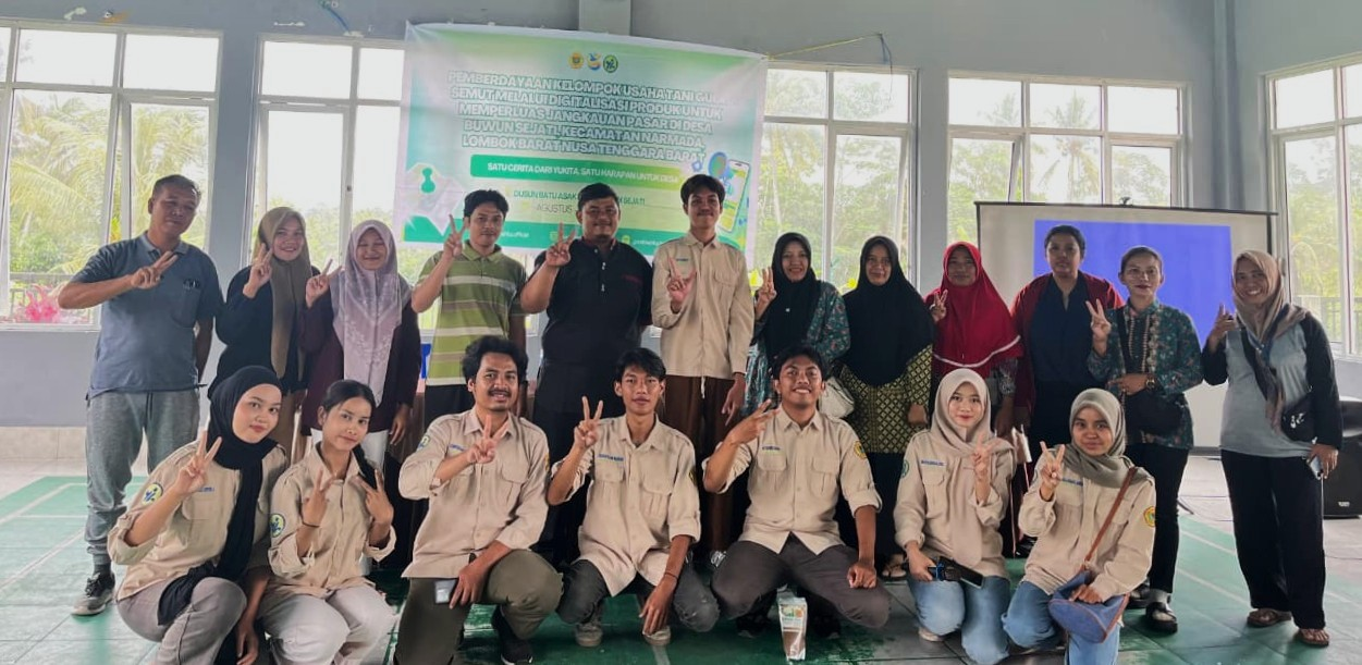 Tim Proyek Membangun Desa Yuva Lokahita Universitas Mataram (Unram) menyelesaikan rangkaian kegiatan dalam Program PMD 2025 di Desa Buwun Sejati, Kecamatan Narmada, Lombok Barat.