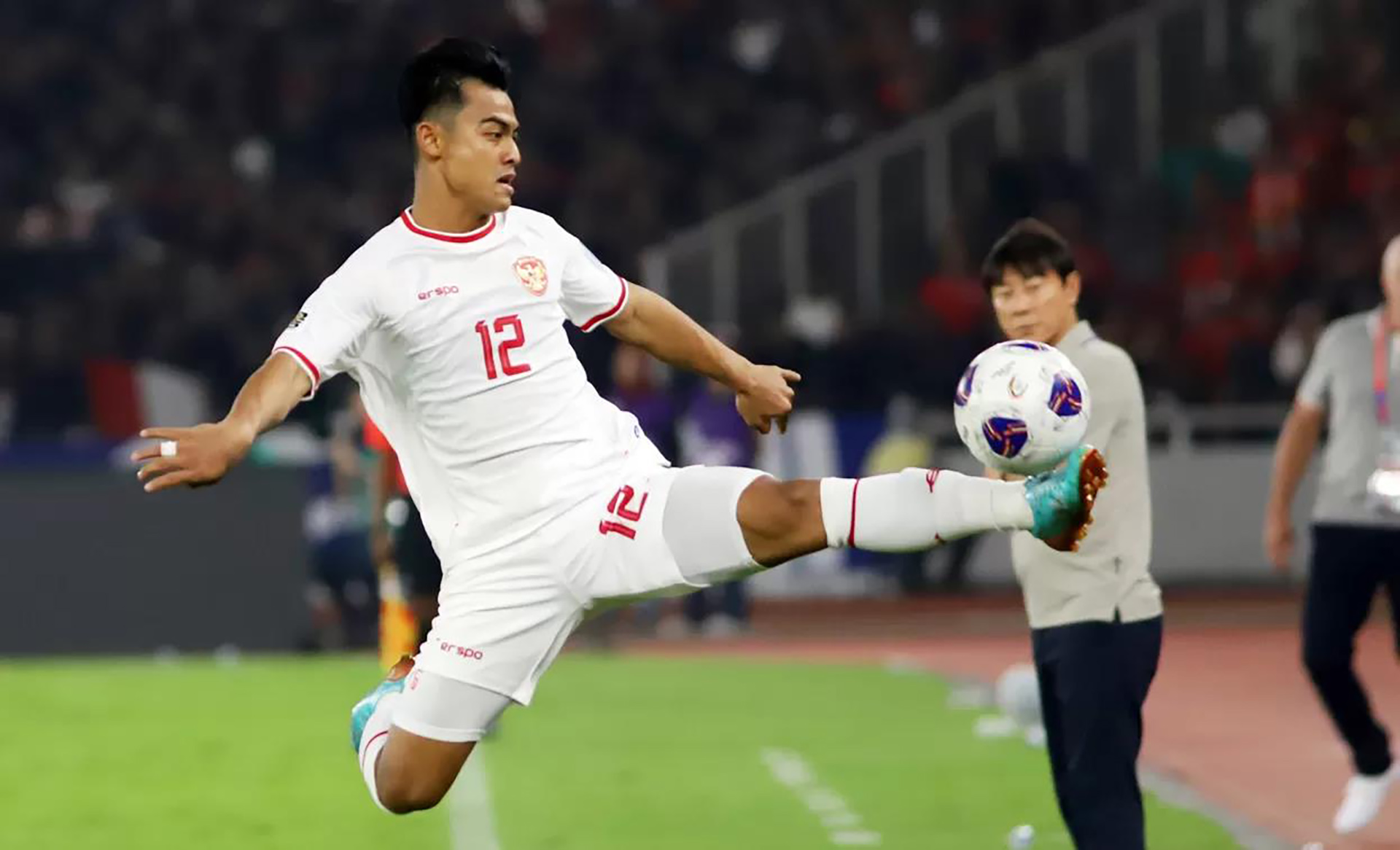 Pesepak Bola Timnas Indonesia Pratama Arhan.