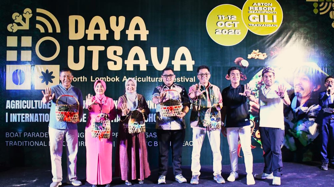 Suasana pembukaan kegiatan business matching di Hotel Aston Gili Trawangan, Sabtu (11/10).