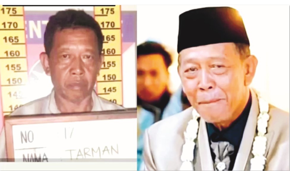 BEDA USIA: Tarman, seorang lansia asal Karanganyar menikahi Sheila Arika, 24, asal Pacitan dengan mahar cek senilai Rp 3 miliar.