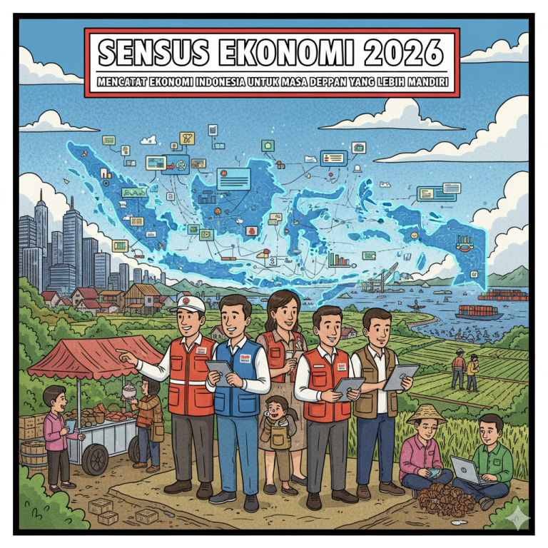 Tahun 2026 menjadi momentum penting bagi Indonesia untuk kembali mencatat denyut perekonomiannya melalui Sensus Ekonomi (SE2026).