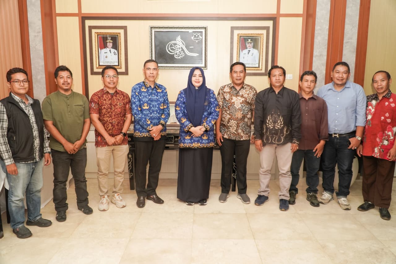Jalin Kemitraan, PWI NTB Silaturahmi dengan Wagub Indah&nbsp;