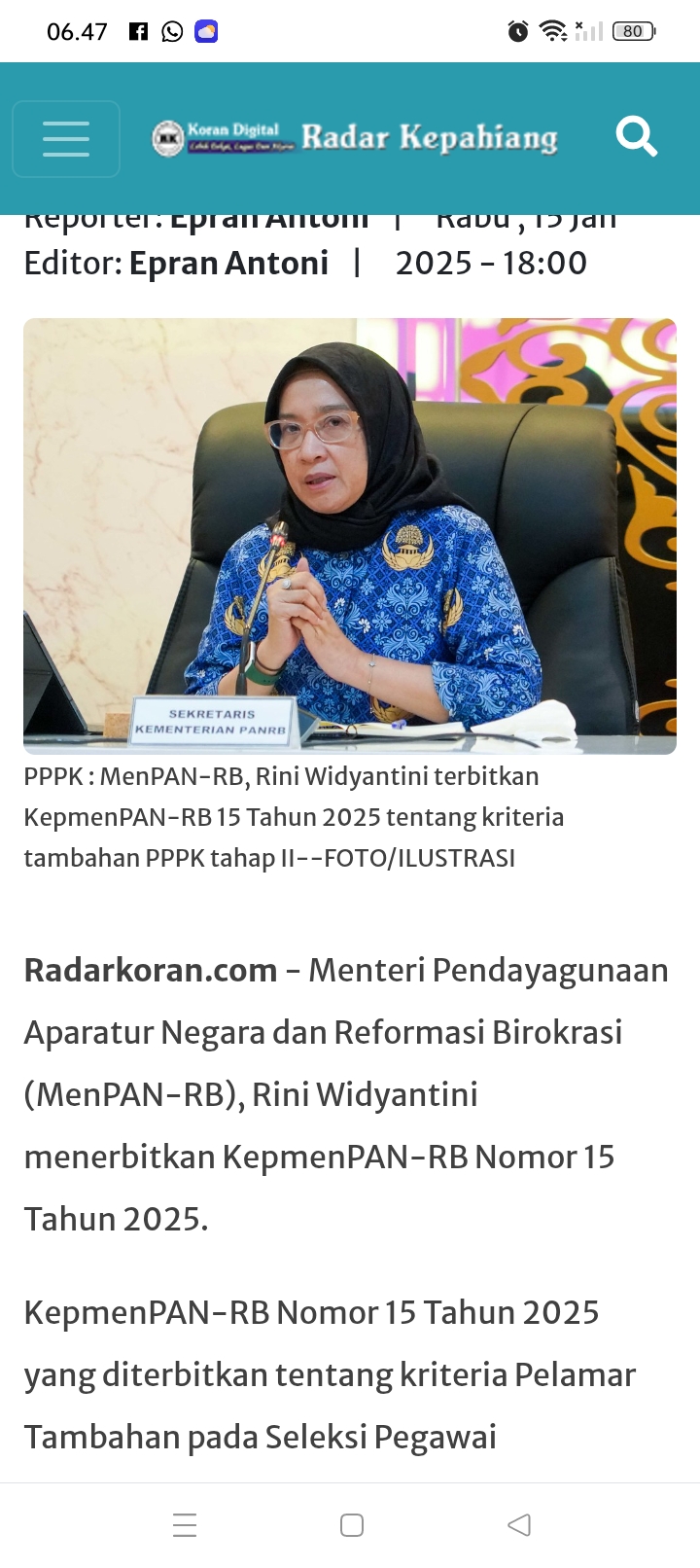 Menpan RB ingatkan Kepala Daerah jangan asal mengangkat PPPK Paruh Waktu, ada 4 syarat yang wajib dipenuhi setiap honorer yang diusulkan.