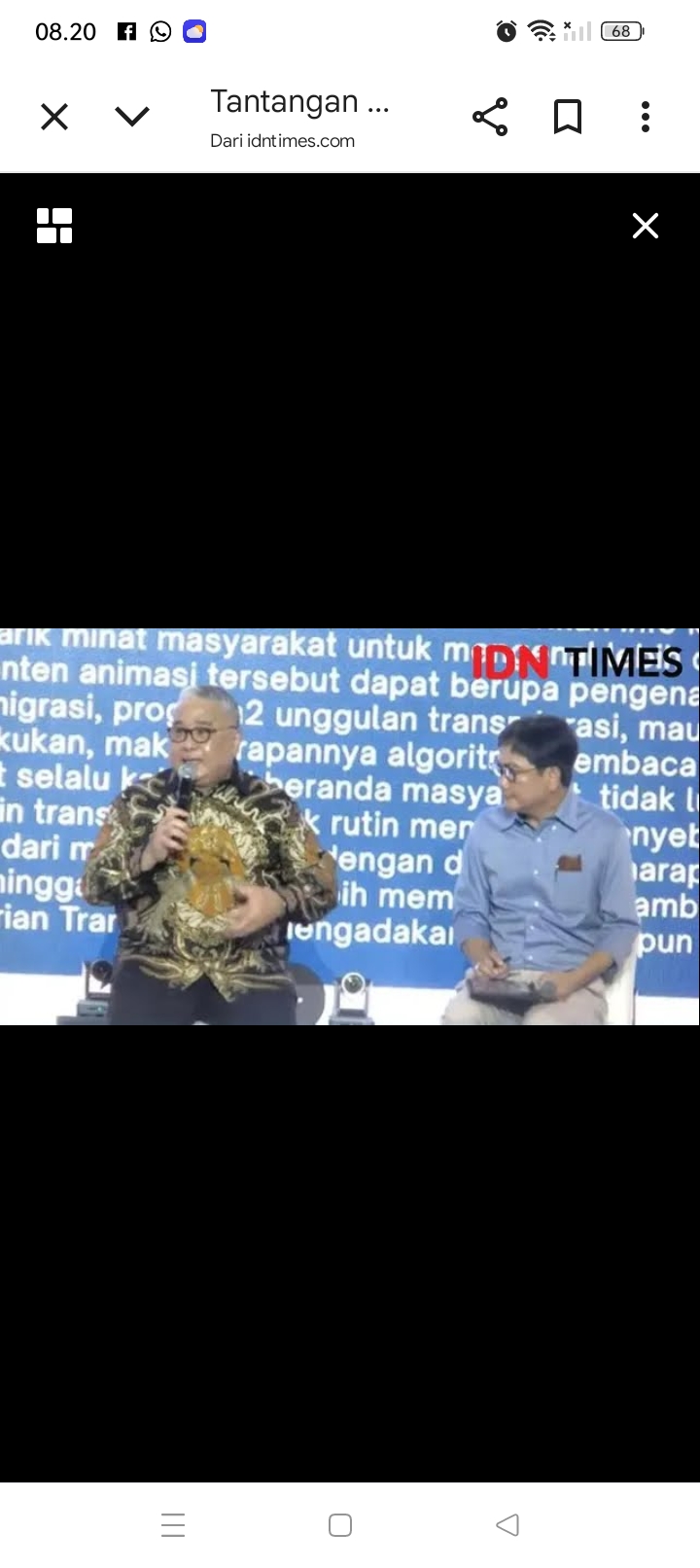 Eko Putro Sandjojo menilai, Gen Z berpeluang menjadi miliarder jika tidak gengsi mengikuti program transmigrasi Pemerintah.