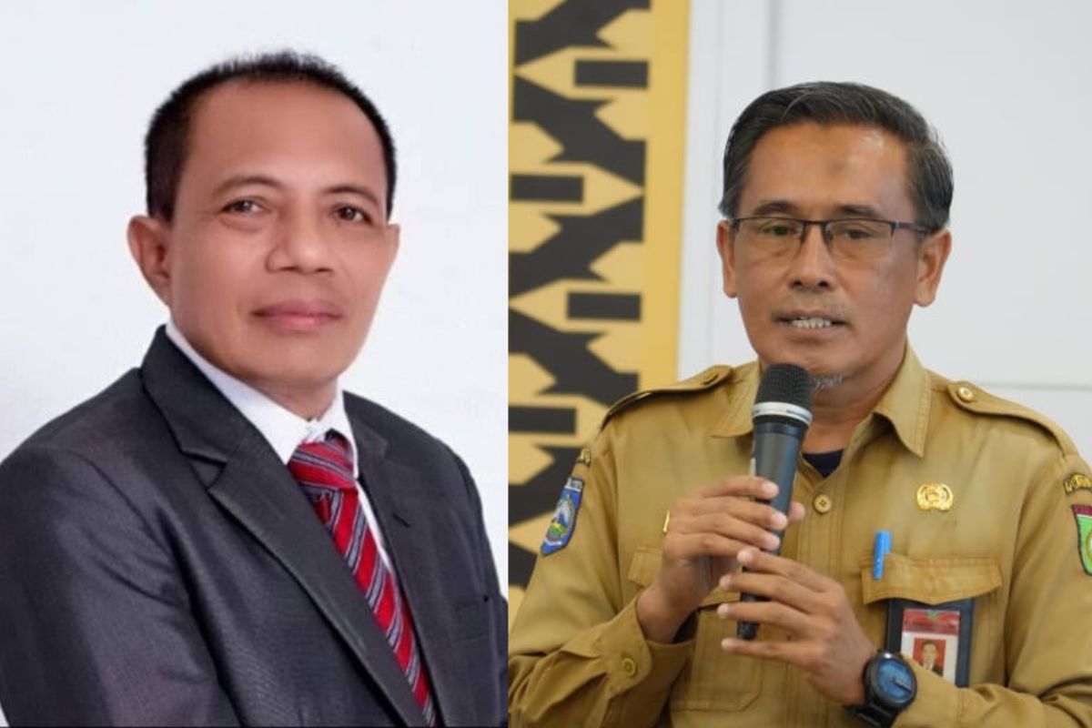 Ketua Pansel Iwan Harsono dan Kepala Diskominfotik Kota Bima Muh Hasyim.