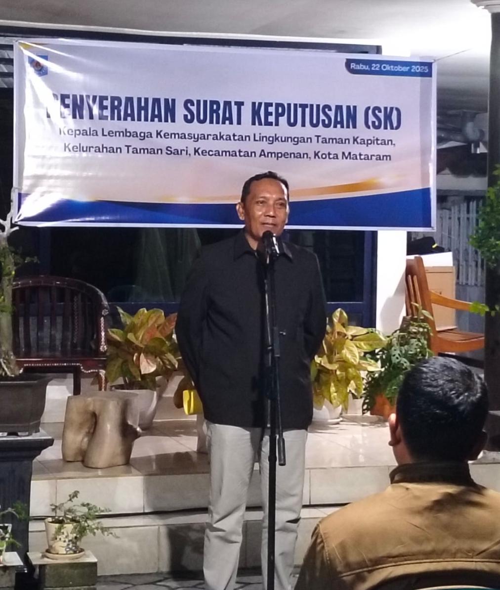 Lurah Taman Sari Dodi Rupawan, Sag.