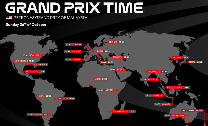 Jadwal lengkap MotoGP Malaysia 2025 di Sepang: waktu kualifikasi, Sprint, dan balapan utama. Simak agenda resmi akhir pekan ini!
