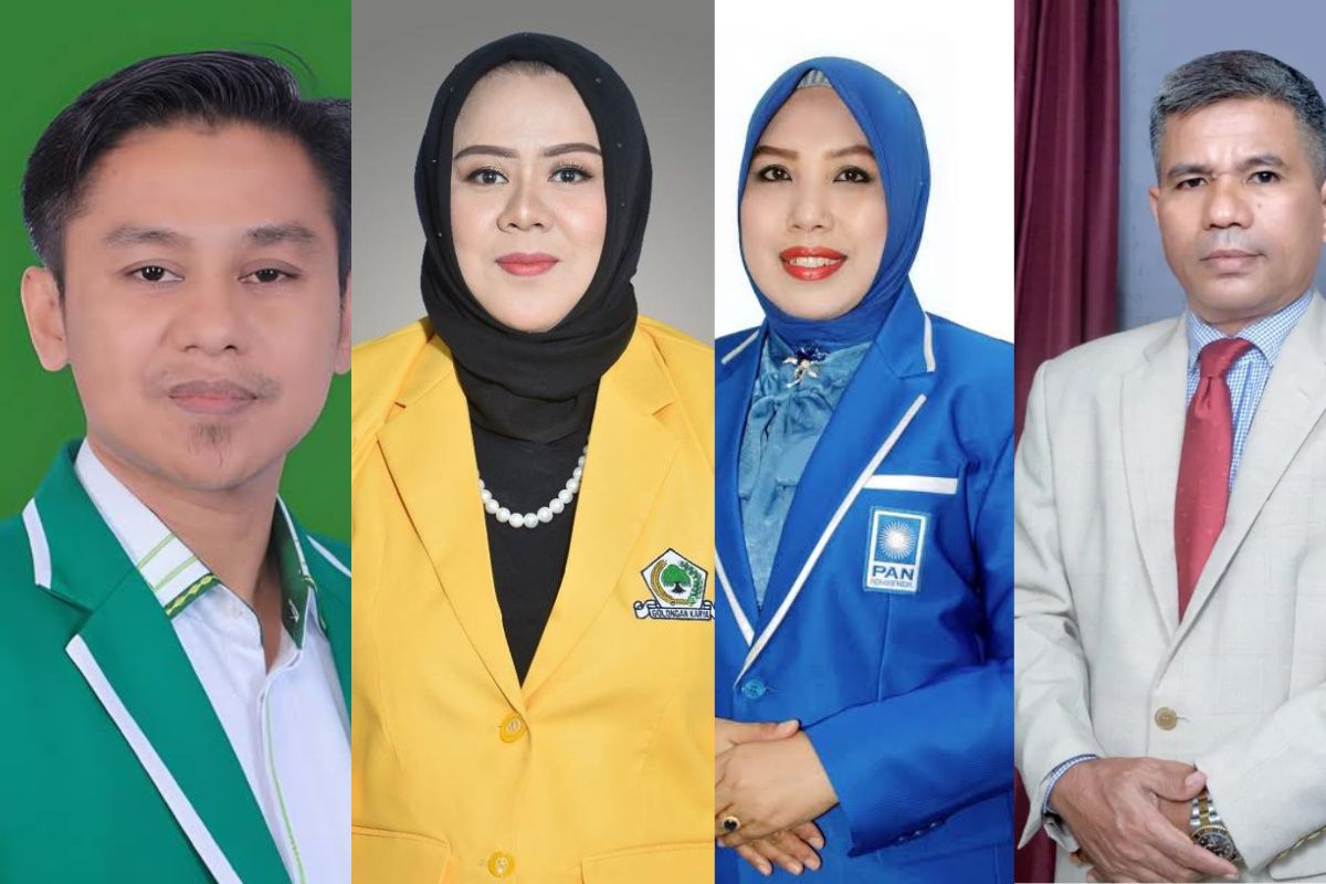 Dari kiri: Muhammad Erwin, Diah Citra Pravitasari, Murni Suciyanti, dan Nazaruddin.