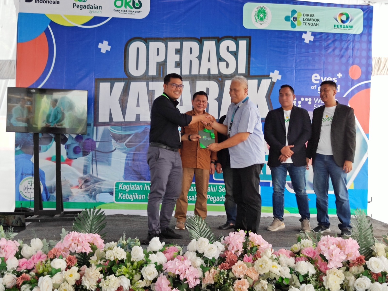 Operasi katarak gratis oleh pegadaian Syariah.
