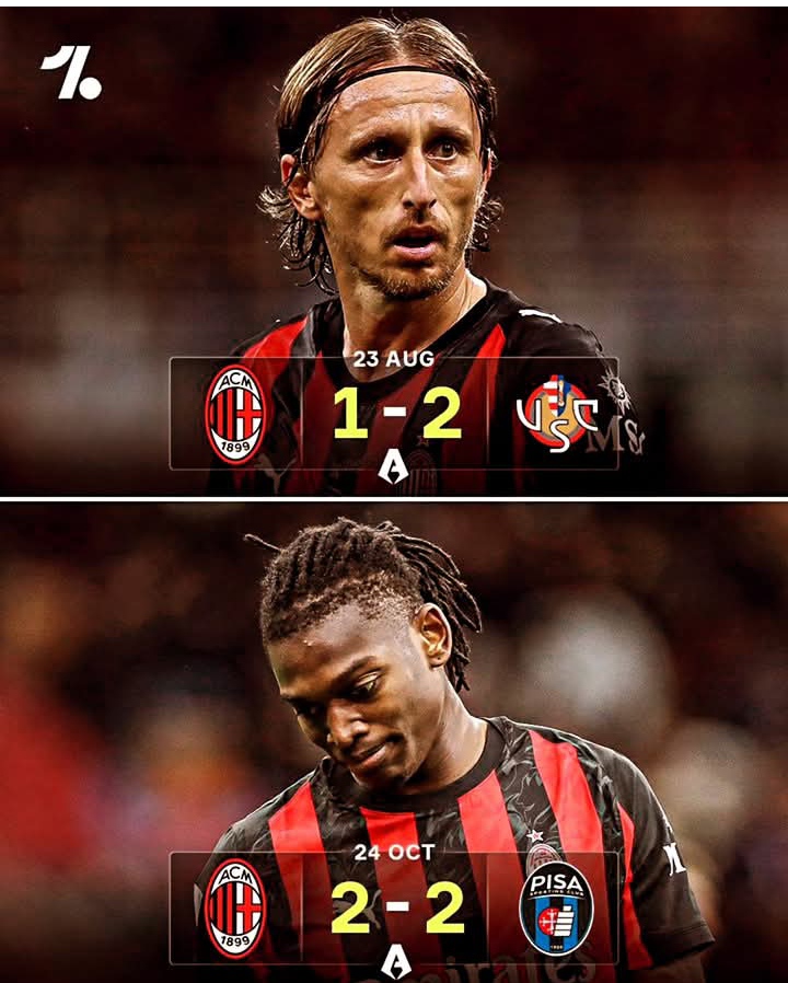 Dua hasil minor yang diraih AC Milan atas Cremonese dan Pisa.