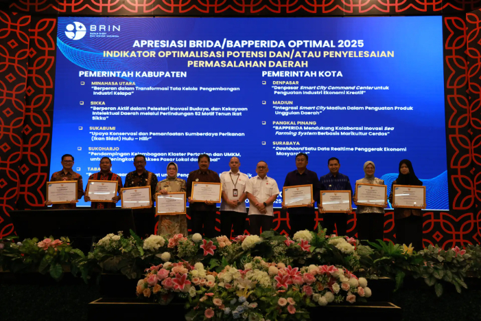 NTB raih Apresiasi BRIN 2025 berkat optimalisasi riset dan inovasi daerah, bukti komitmen Pemprov NTB dalam pembangunan berbasis ilmu.