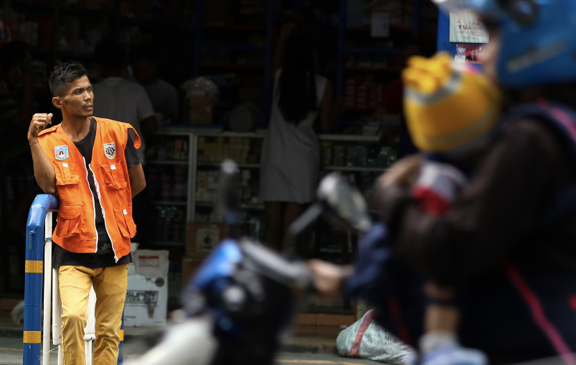 Parkir menggunakan QRIS