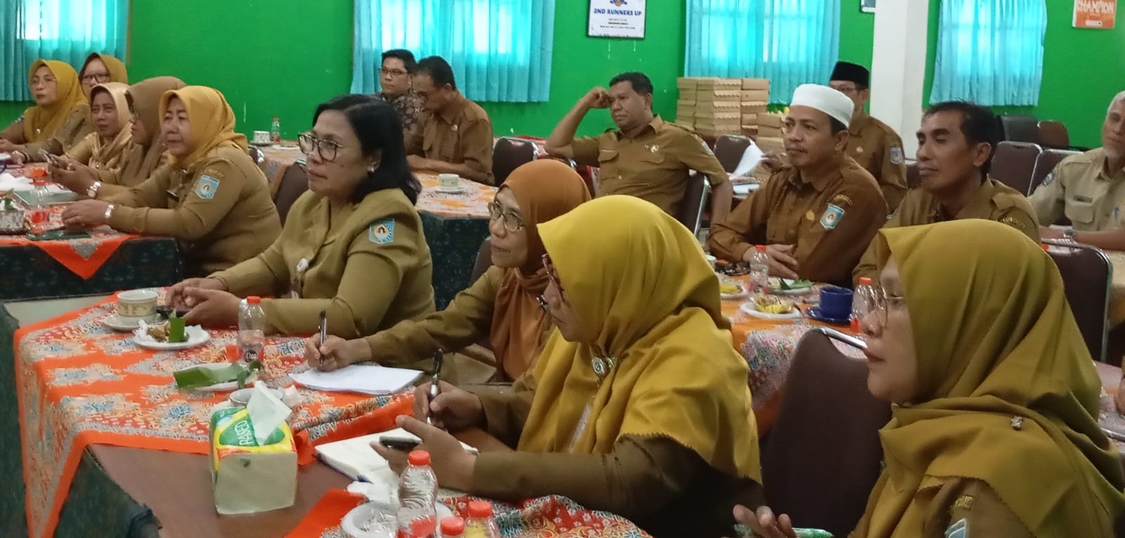 MKKS SMP Kota Mataram melakukan rapat konsolidasi di SMPN 1 Mataram, kemarin (27/10). MKKS SMP Mataram menegaskan komitmennya sebagai mitra strategis Disdik.