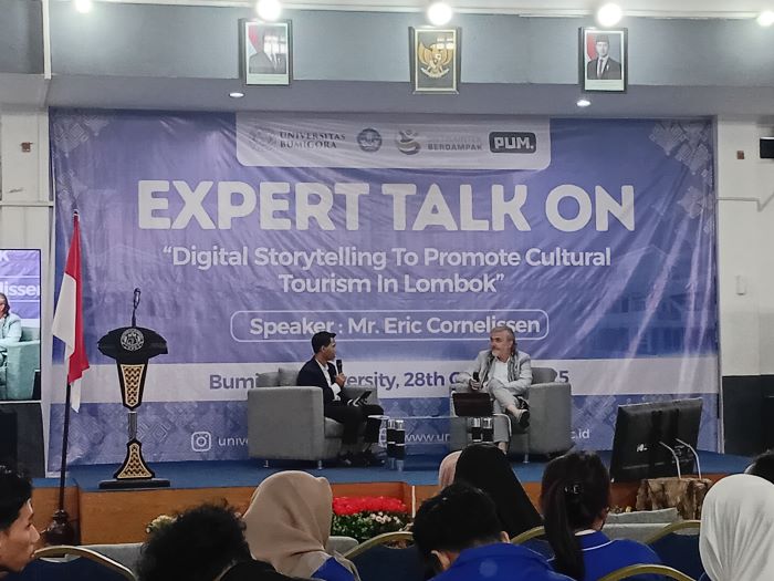 Expert Talk On : Digital Storytelling To Promote Cultural Tourism in Lombok.