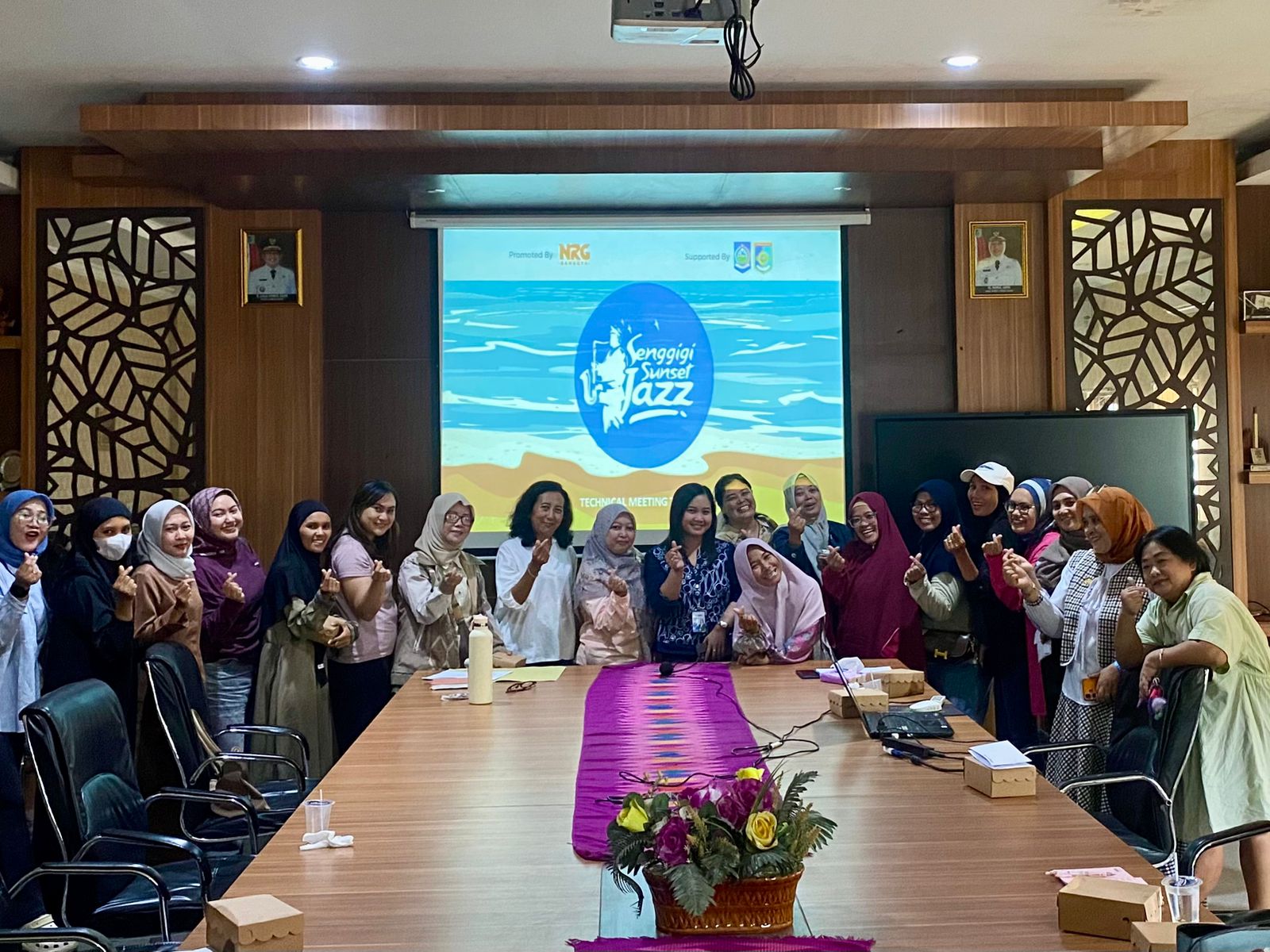 PERSIAPAN: Puluhan pelaku UMKM bakal dilibatkan dalam acara Senggigi Sunset Jazz, tanggal 1 sampai 2 November 2025.