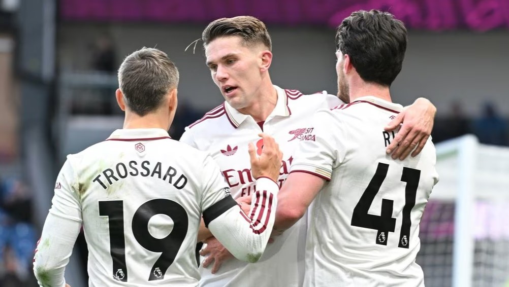 Viktor Gyokeres menjadi aktor kemenangan Arsenal saat melawan Burnley.