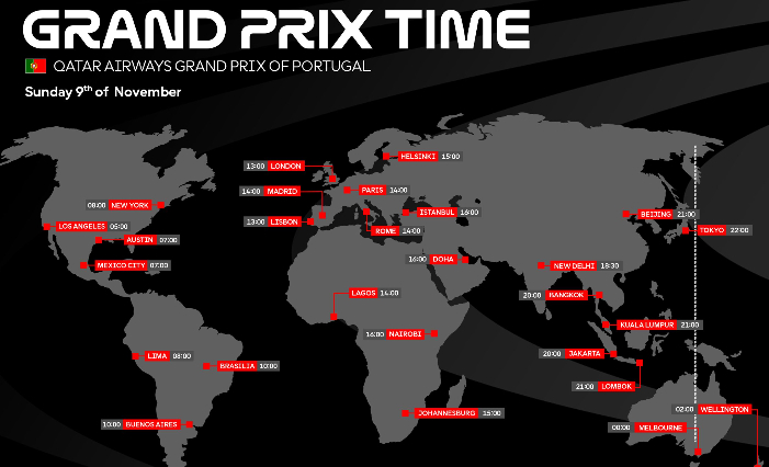 Jadwal MotoGP Portugal 2025 di Portimao digelar 7&ndash;9 November. Balapan utama MotoGP dimulai Minggu pukul 20.00 WIB.