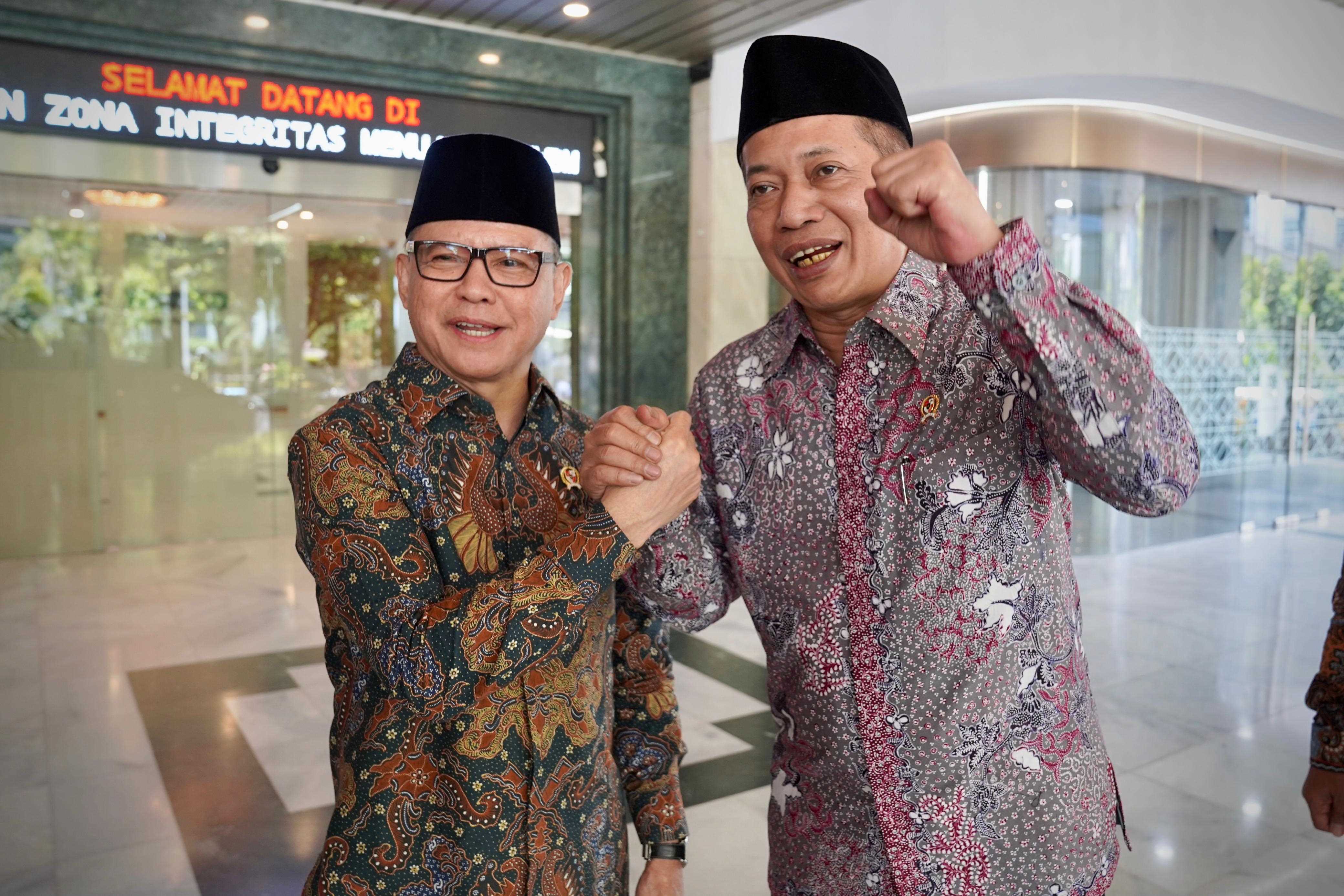 Menteri Mukhtarudin dan Menkop Ferry Juliantono Sinergikan Program Pemerintah Untuk Purna Pekerja Migran.