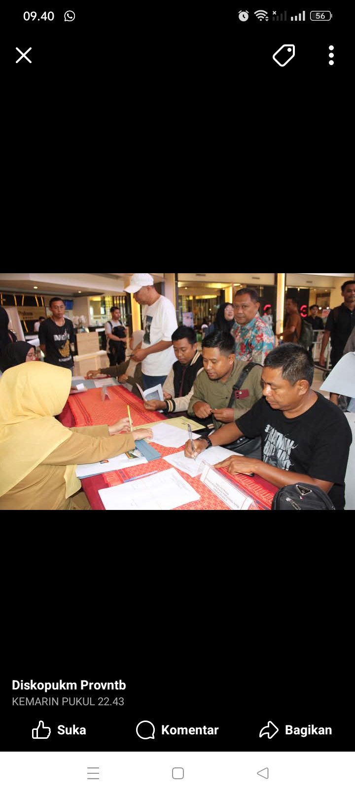 Peserta Diklat berasal dari seluruh kabupaten/kota se NTB.